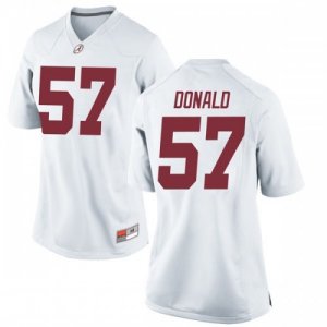 Women's Alabama Crimson Tide #57 Joe Donald White Replica NCAA College Football Jersey 2403ZCQC4